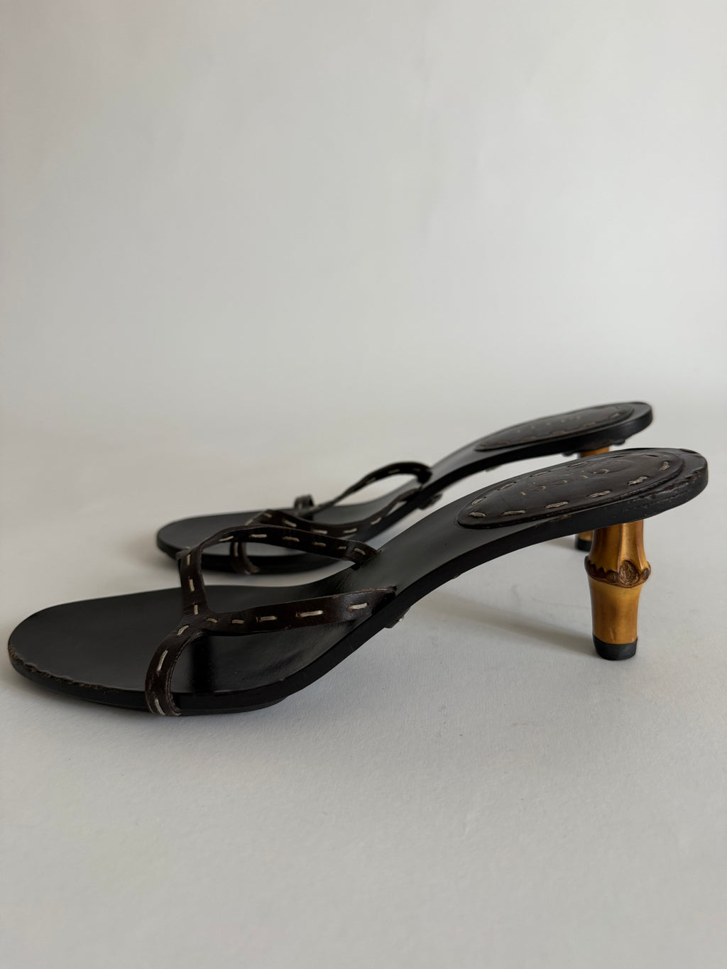 Gucci P/E 2002 by Tom Ford bamboo sandals