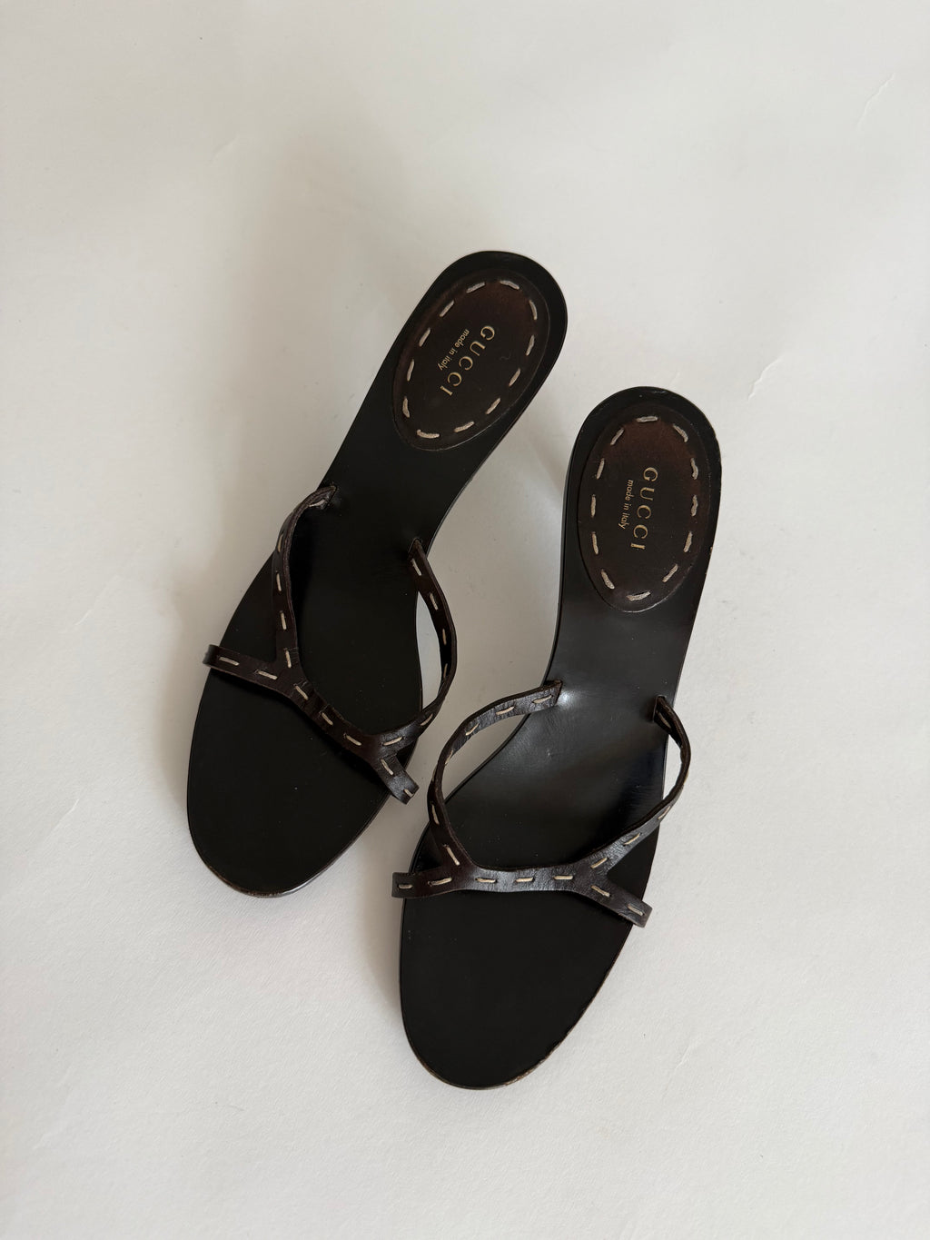 Gucci P/E 2002 by Tom Ford bamboo sandals