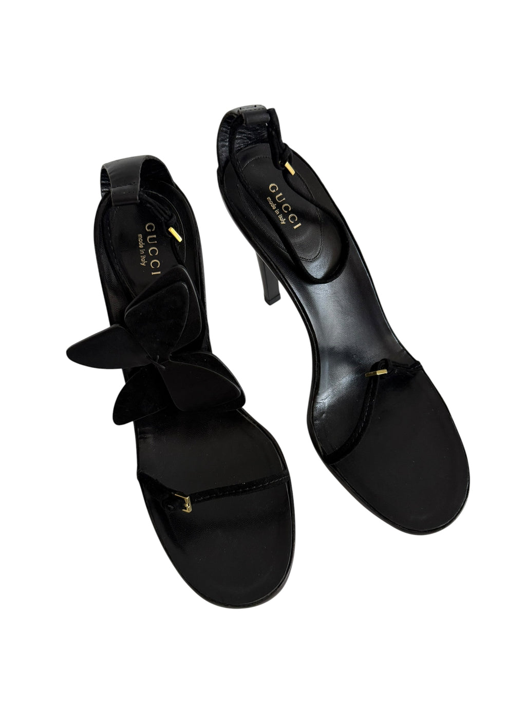 Gucci butterfly heel