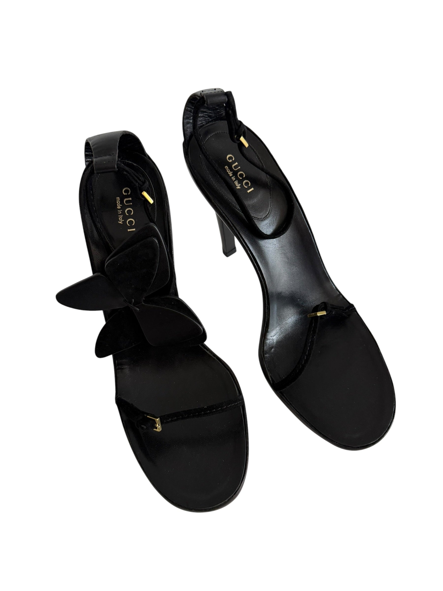 Gucci butterfly heel