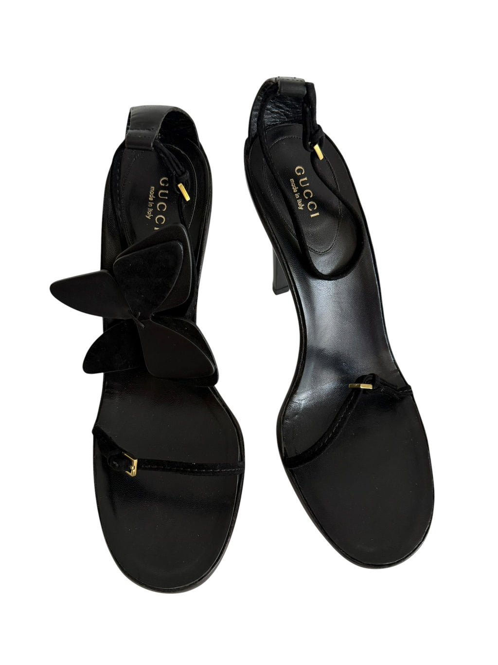 Gucci butterfly heel