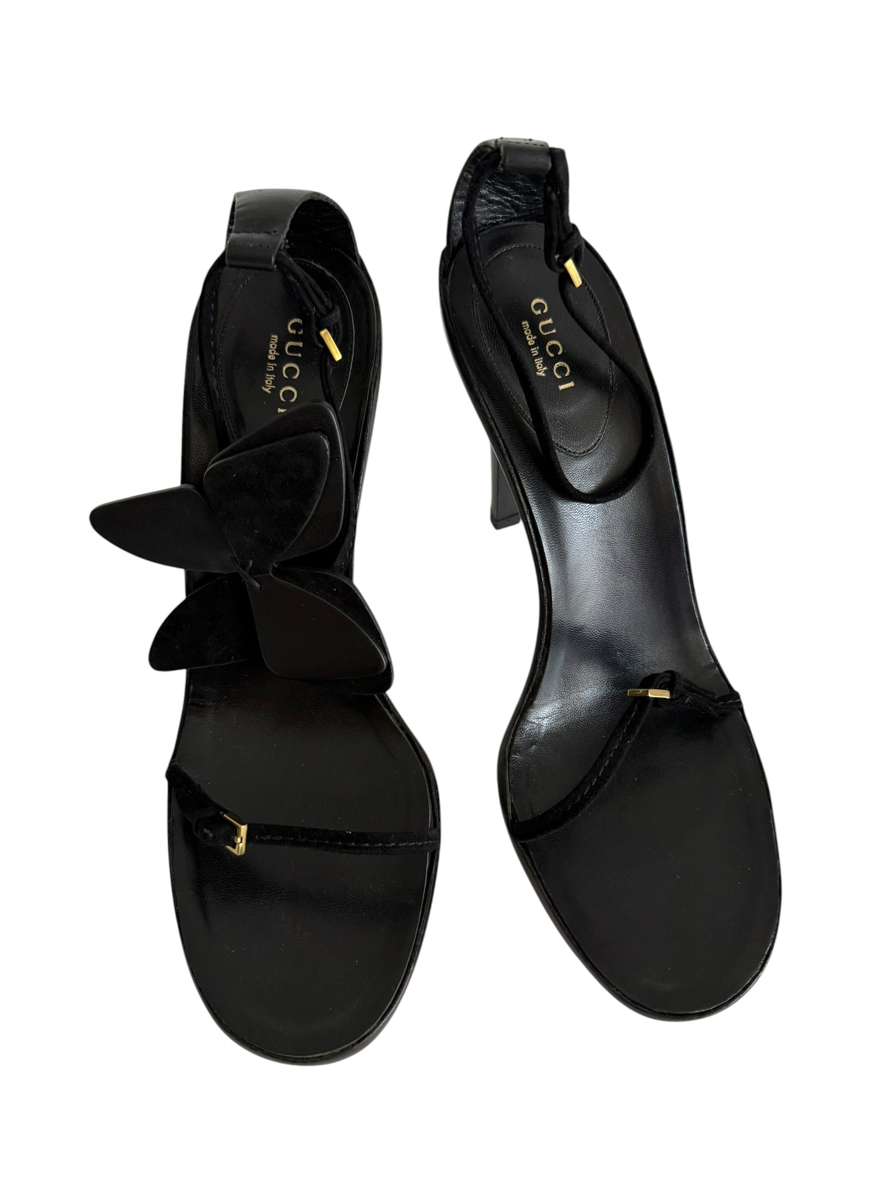 Gucci butterfly heel