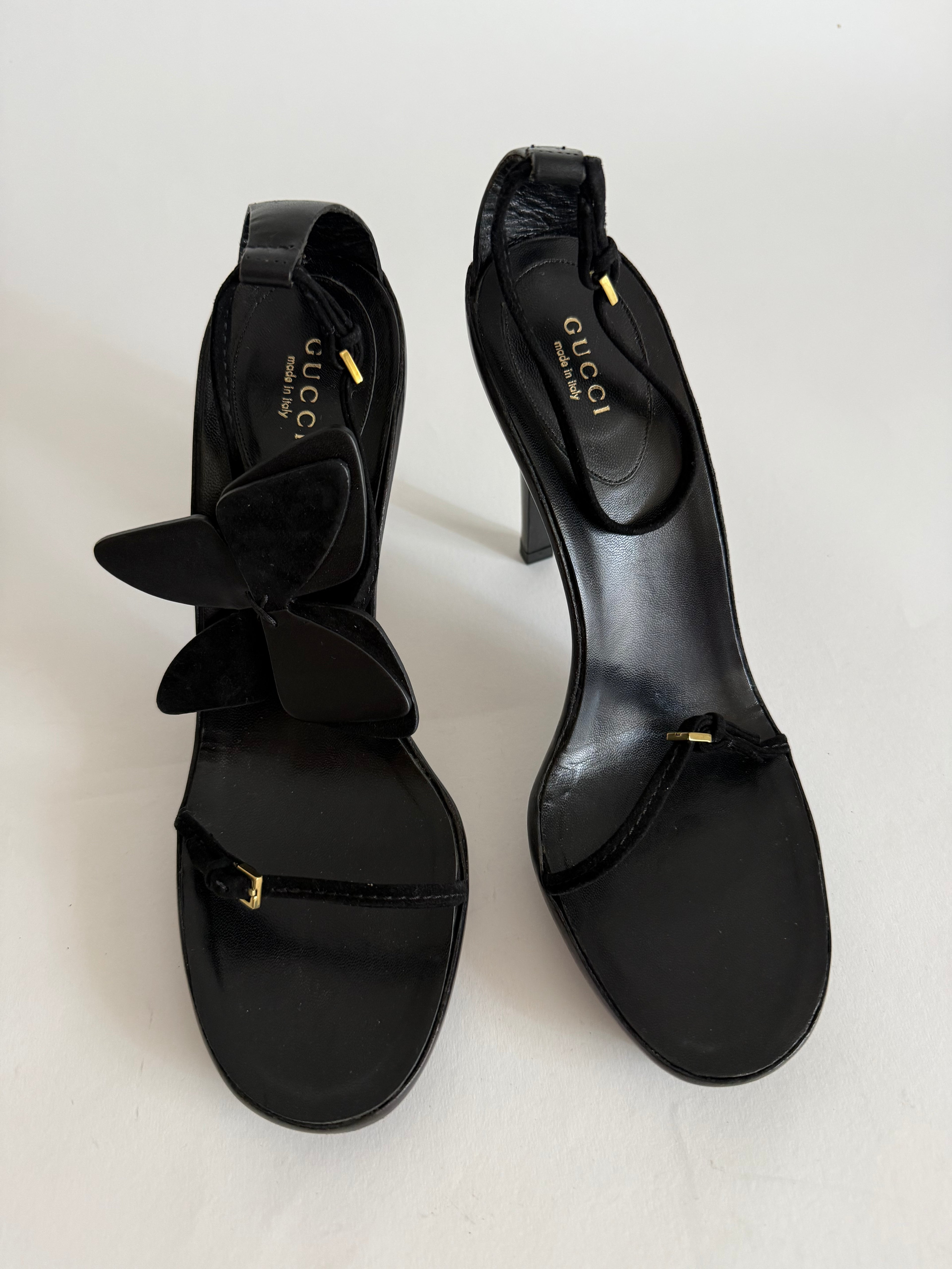 Gucci butterfly heel