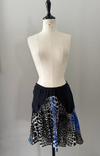 Roberto Cavalli 2000s silk mini skirt multicolor
