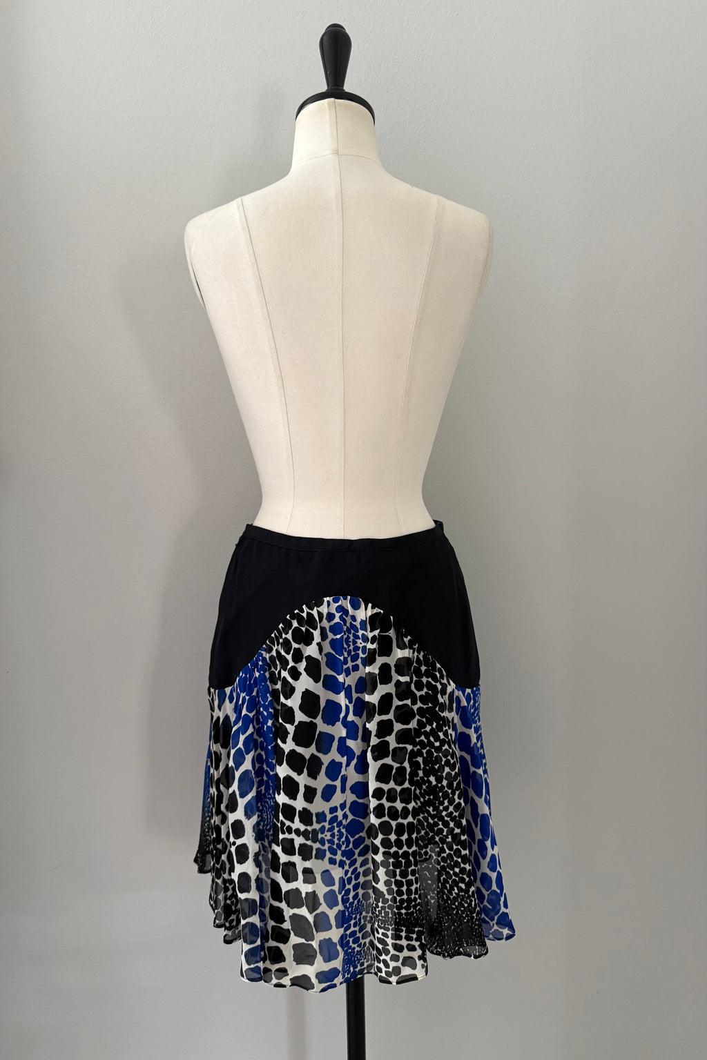 Roberto Cavalli 2000s silk mini skirt multicolor