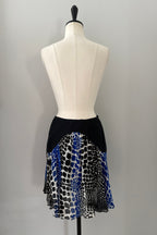 Roberto Cavalli 2000s silk mini skirt multicolor