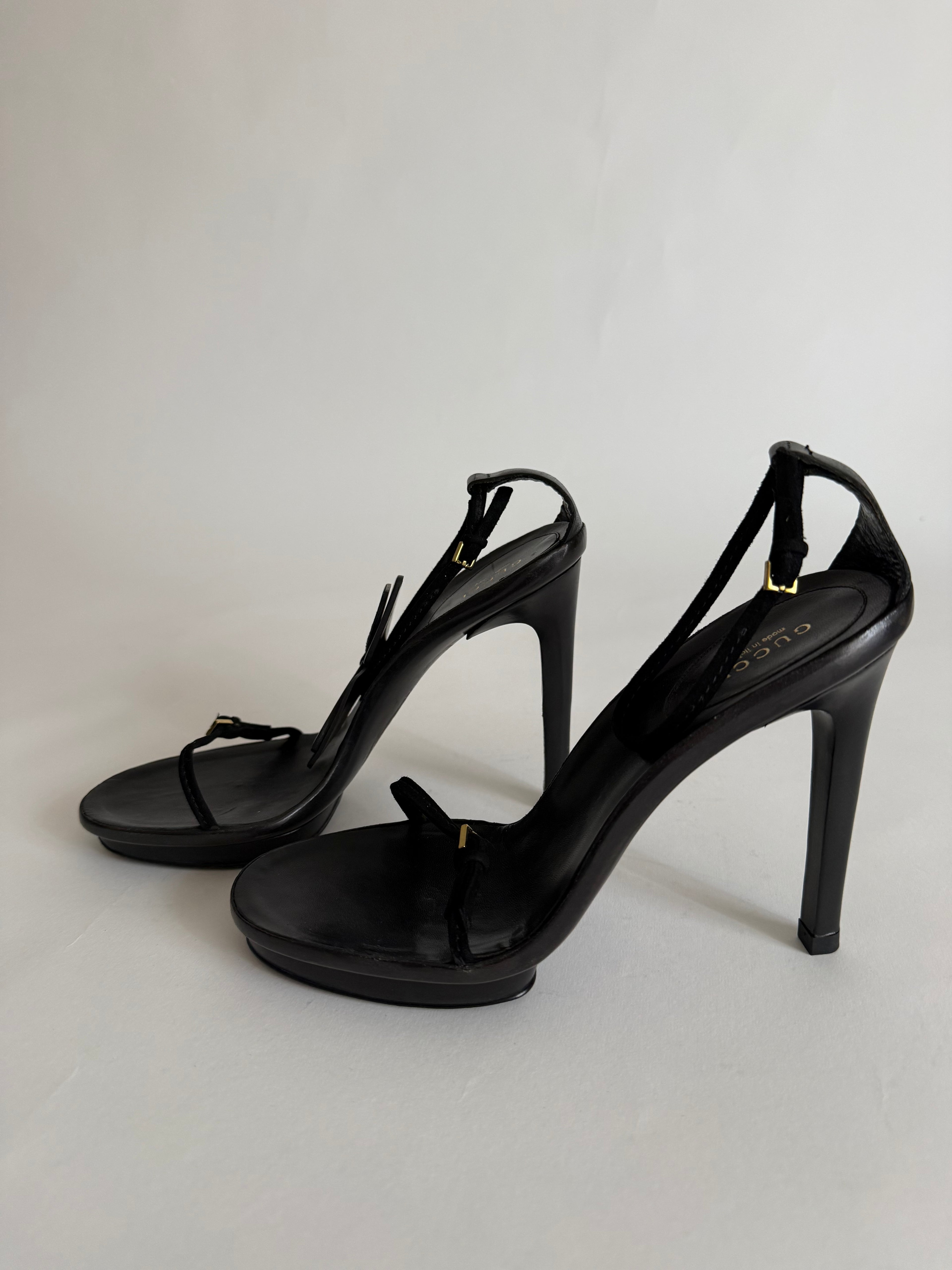 Gucci butterfly heel