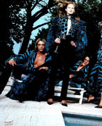Roberto Cavalli FW 2000 giraffe silk pants