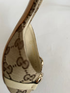 Gucci horsebit monogram heels