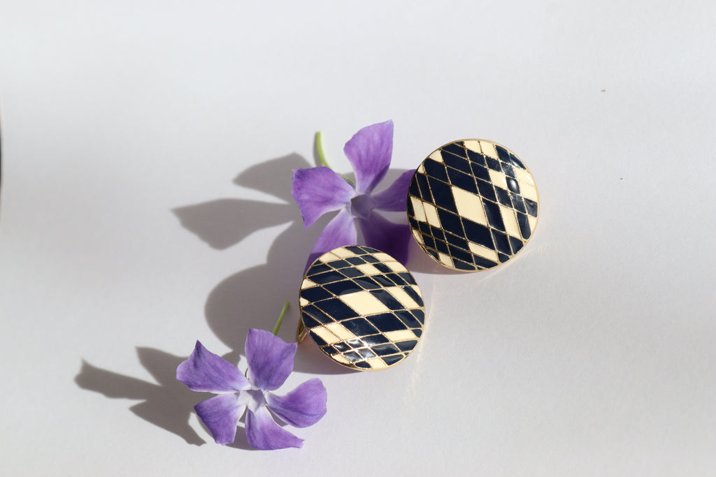 Balenciaga clip earrings 90s