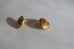 Lanvin gold clip earrings 90s