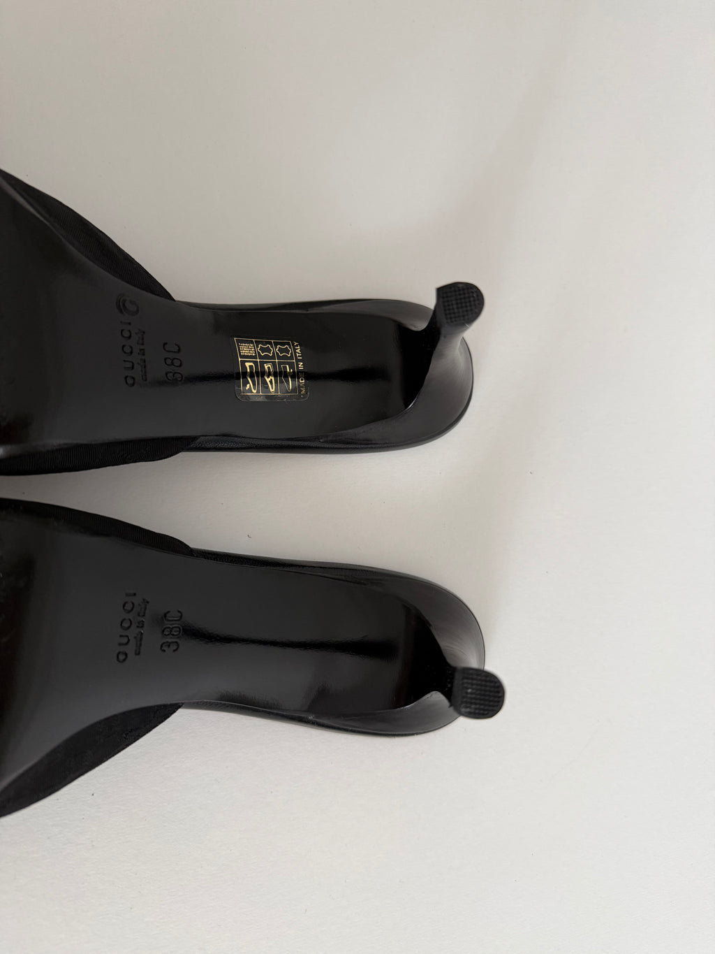 Gucci mules GG monogram tela