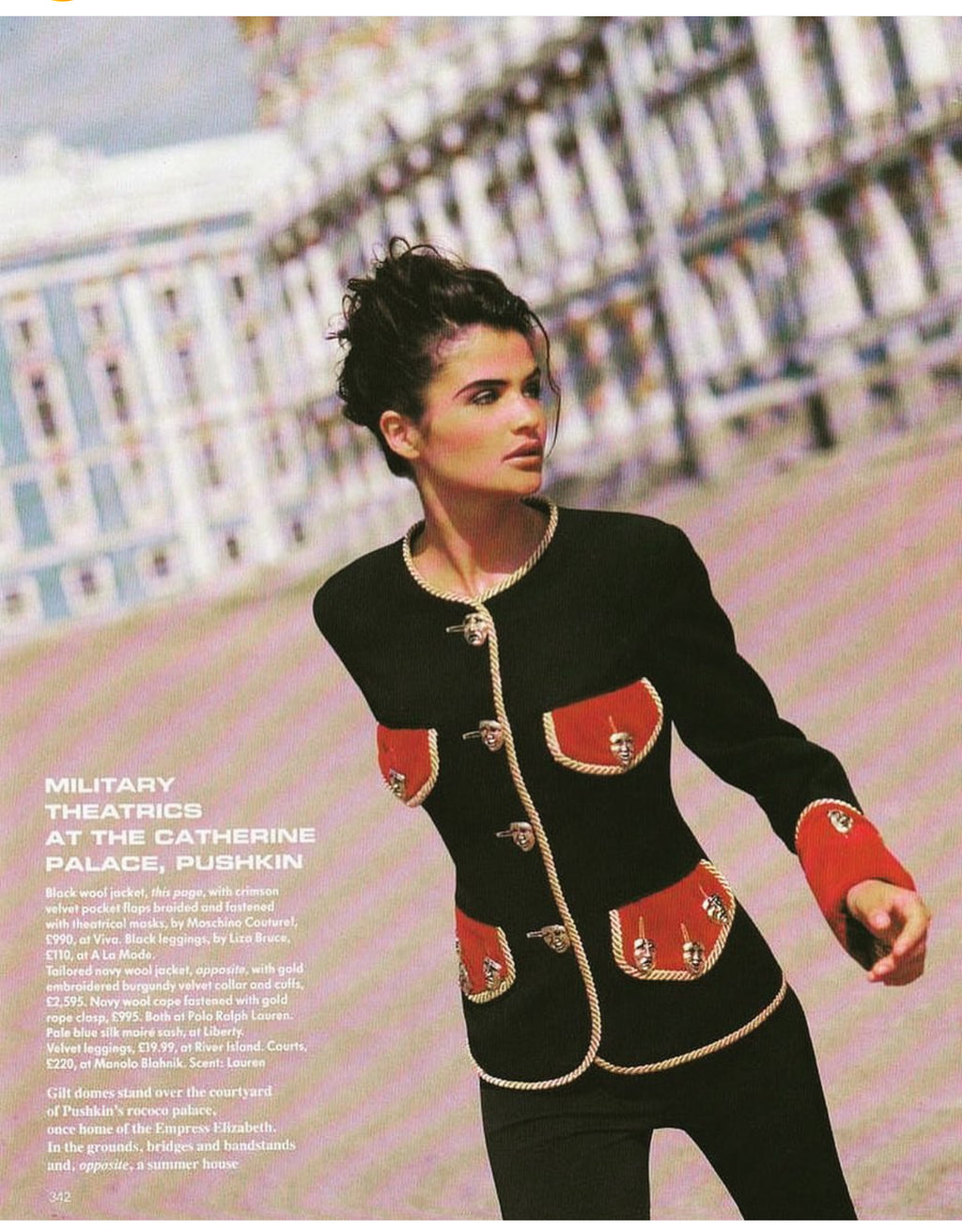 Moschino bustier mask F/W 1990