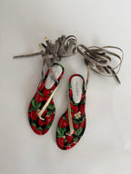 Dolce & Gabbana 90s strawberry sandals