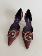 Prada 2002 brown heels