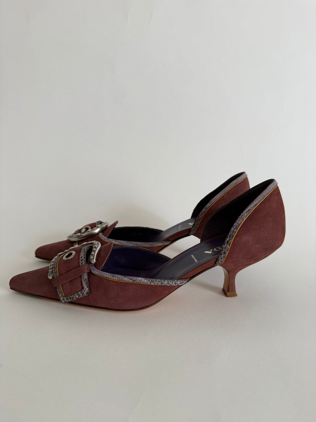 Prada 2002 brown heels