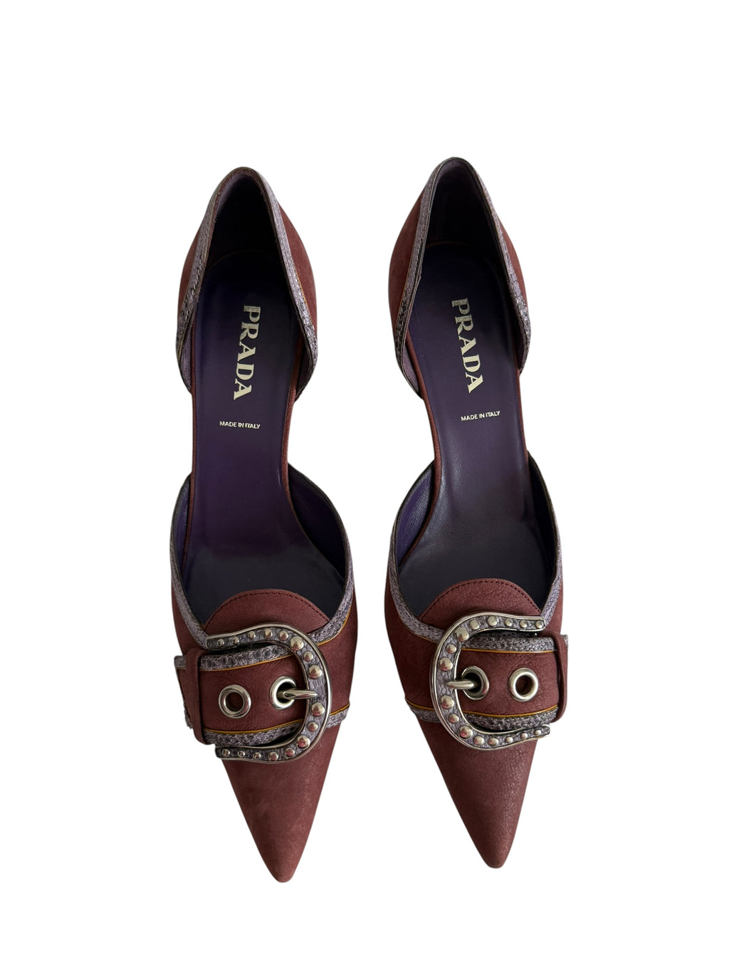 Prada 2002 brown heels