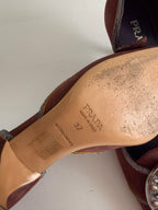 Prada 2002 brown heels