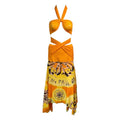 Jean Paul Gaultier dress skirt print swimmers dancers
