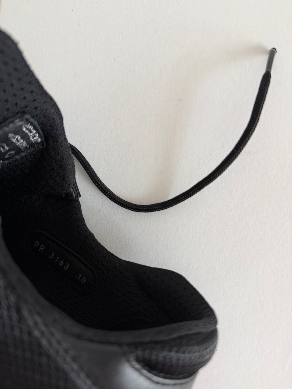 Prada vintage black sneakers