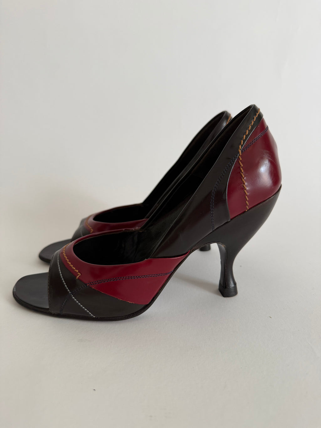 Prada two-tone heels