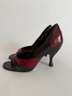 Prada two-tone heels