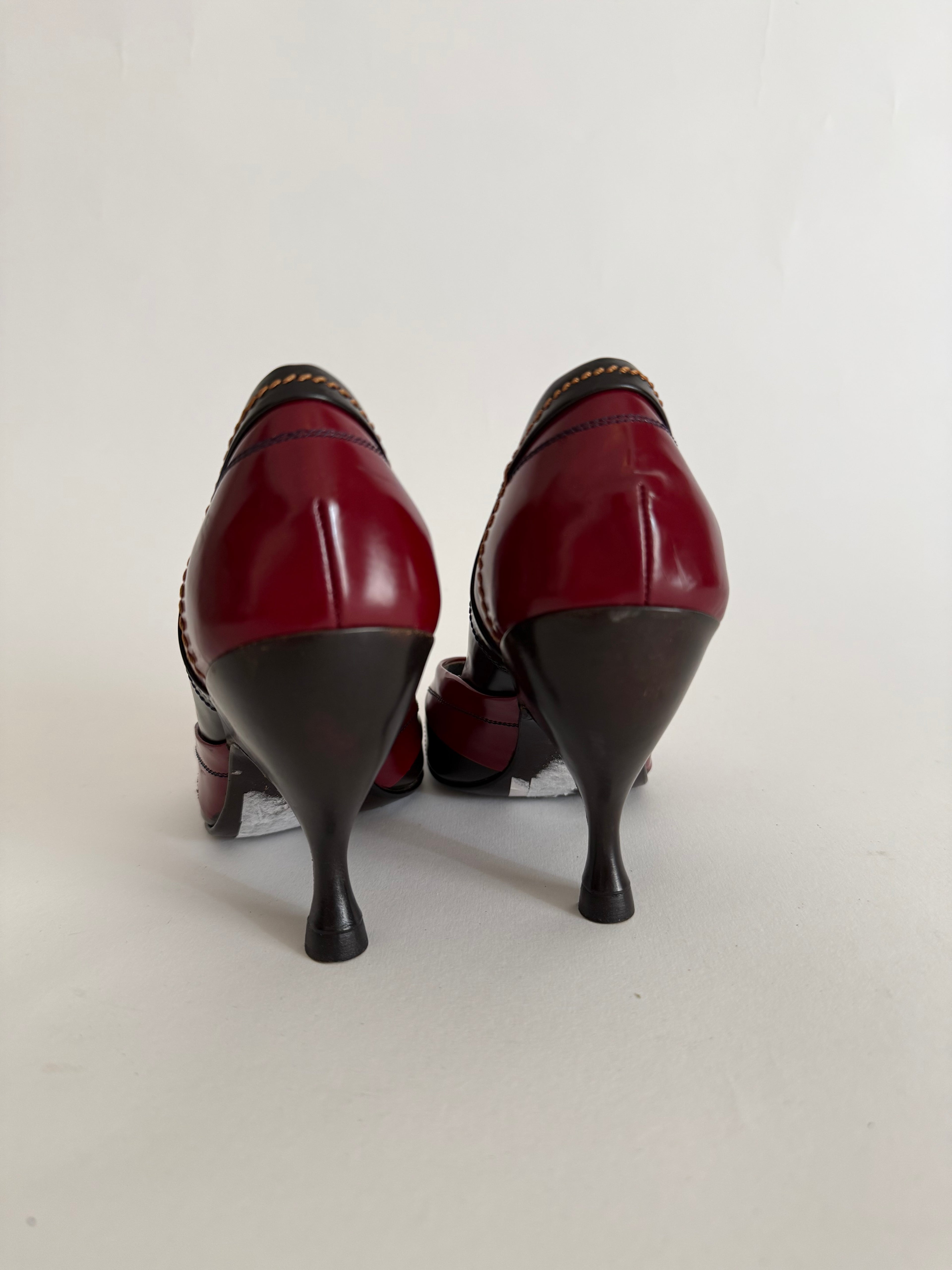 Prada two-tone heels