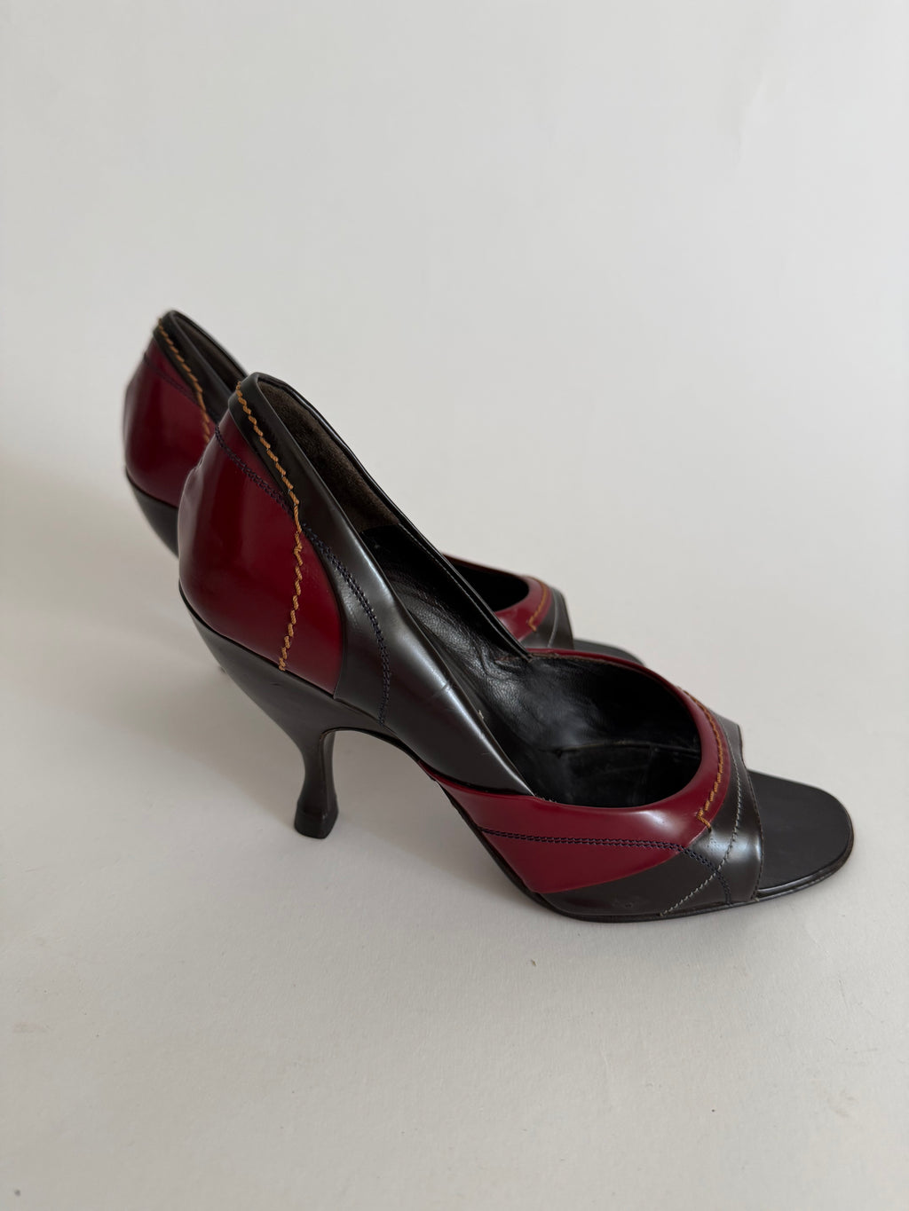 Prada two-tone heels