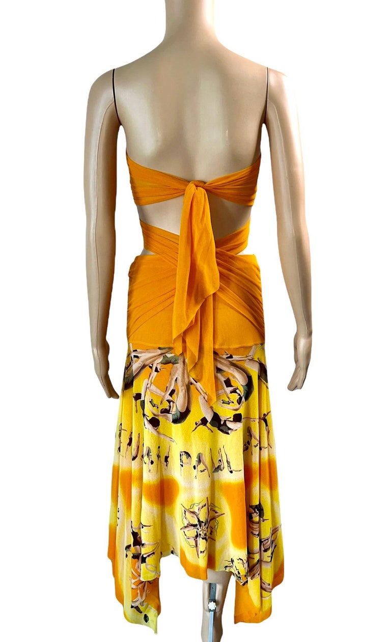 Jean Paul Gaultier dress skirt print swimmers dancers