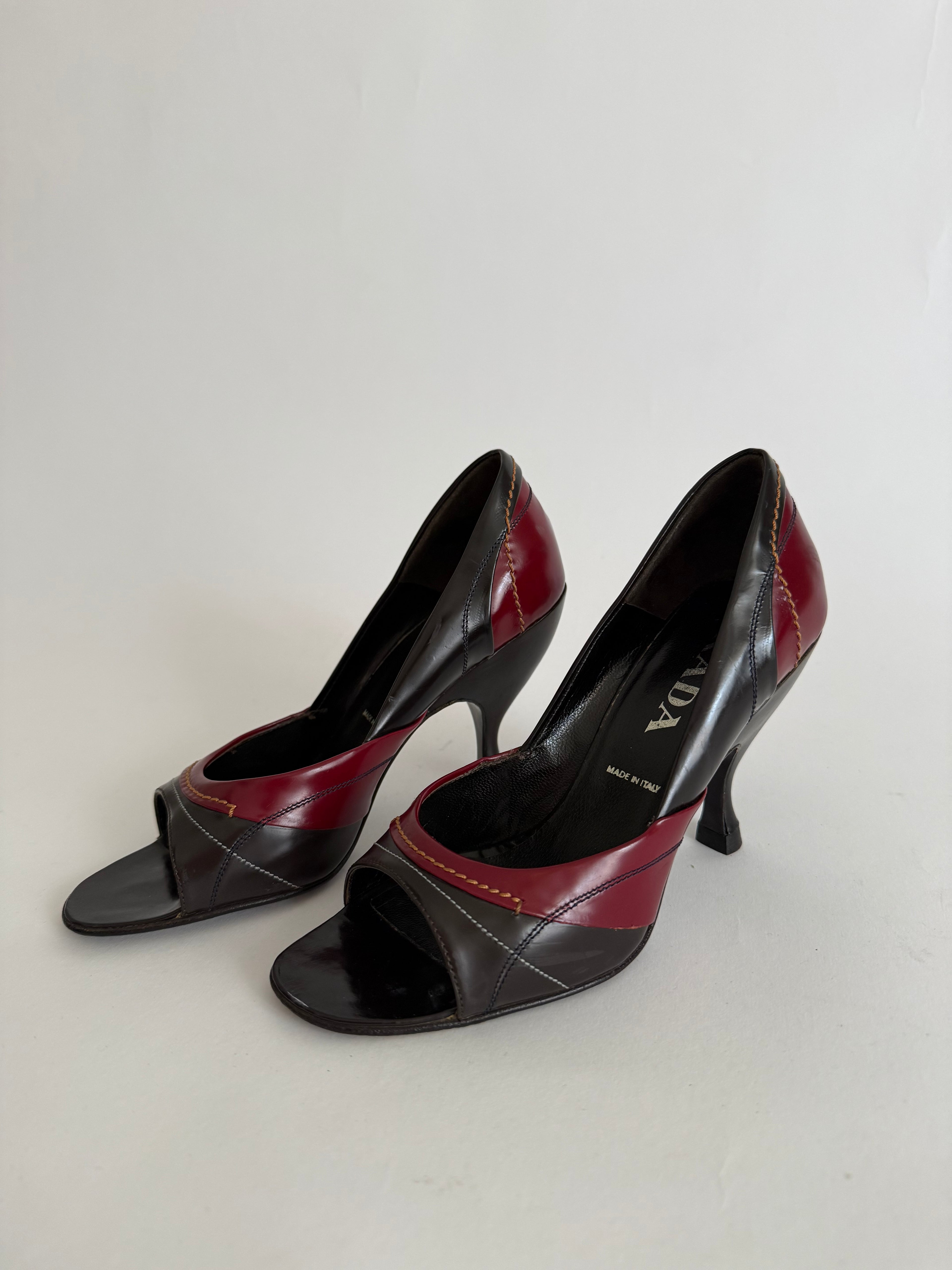 Prada two-tone heels