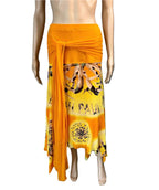Jean Paul Gaultier dress skirt print swimmers dancers