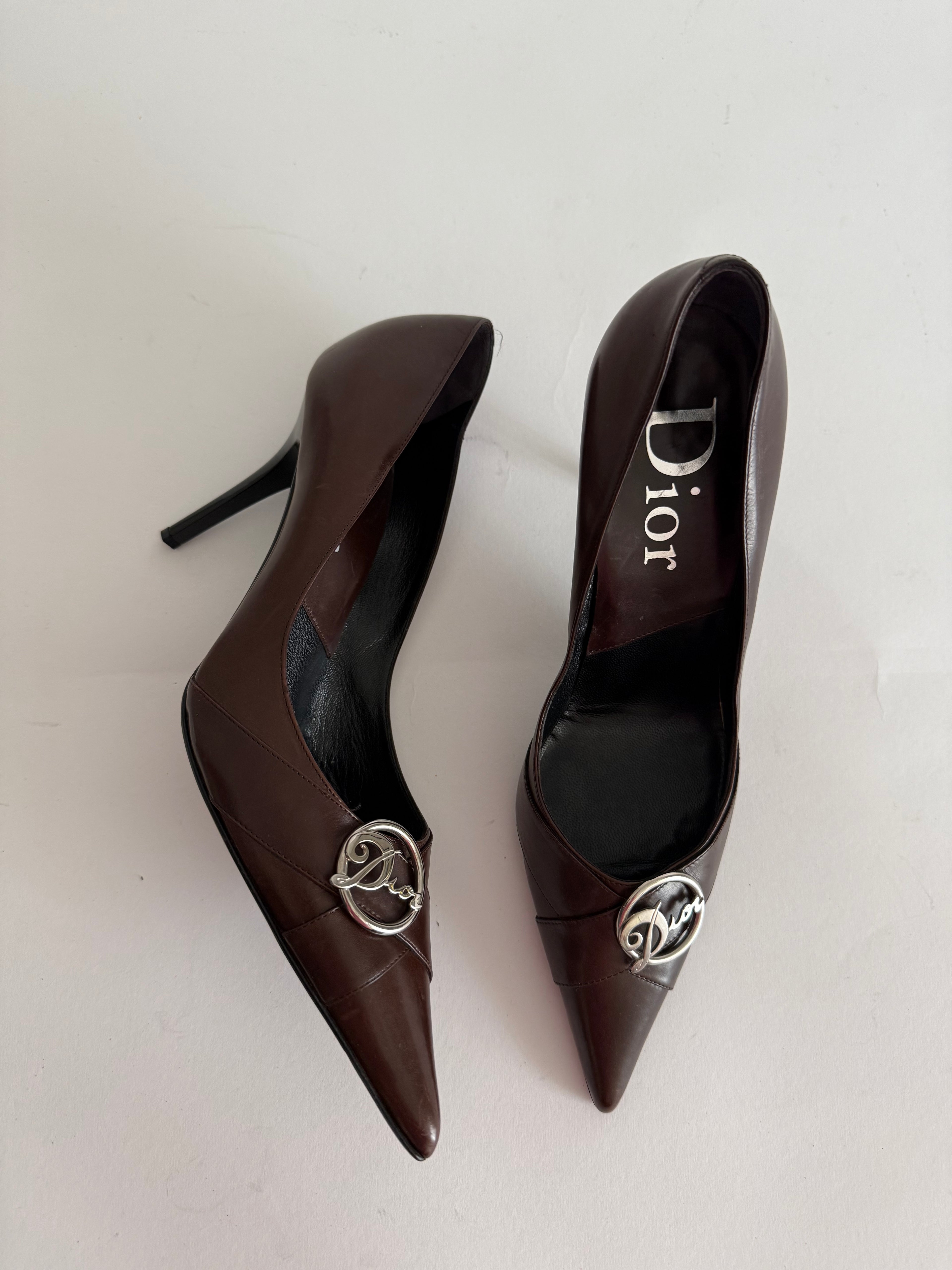 Dior 2004 brown pumps
