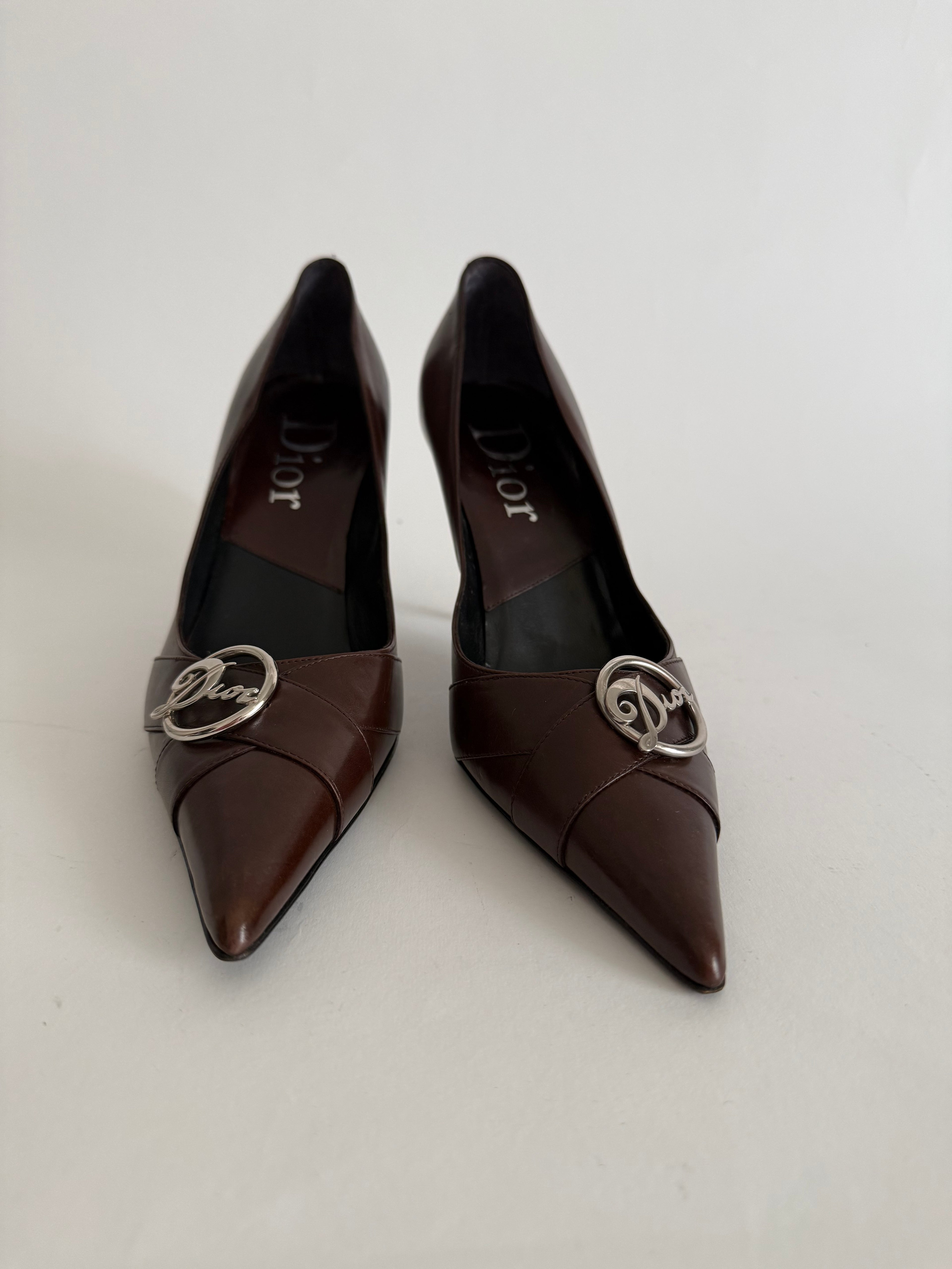Dior 2004 brown pumps