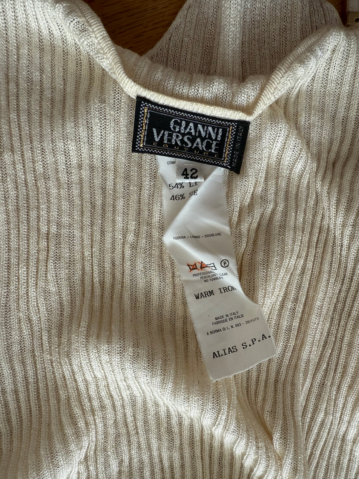 Gianni Versace 90s silk top