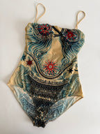 Jean Paul Gaultier beachwear one piece tattoo 90s