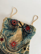 Jean Paul Gaultier beachwear one piece tattoo 90s