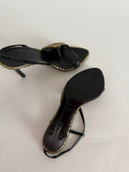 Roberto Cavalli F/W 2003 gold sandals
