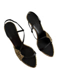 Roberto Cavalli F/W 2003 gold sandals