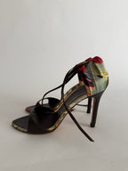 Roberto Cavalli S/S 2003 floral sandals