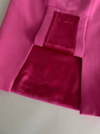 Wool pink skirt Barbie Gianni Versace FW 2002 Runway