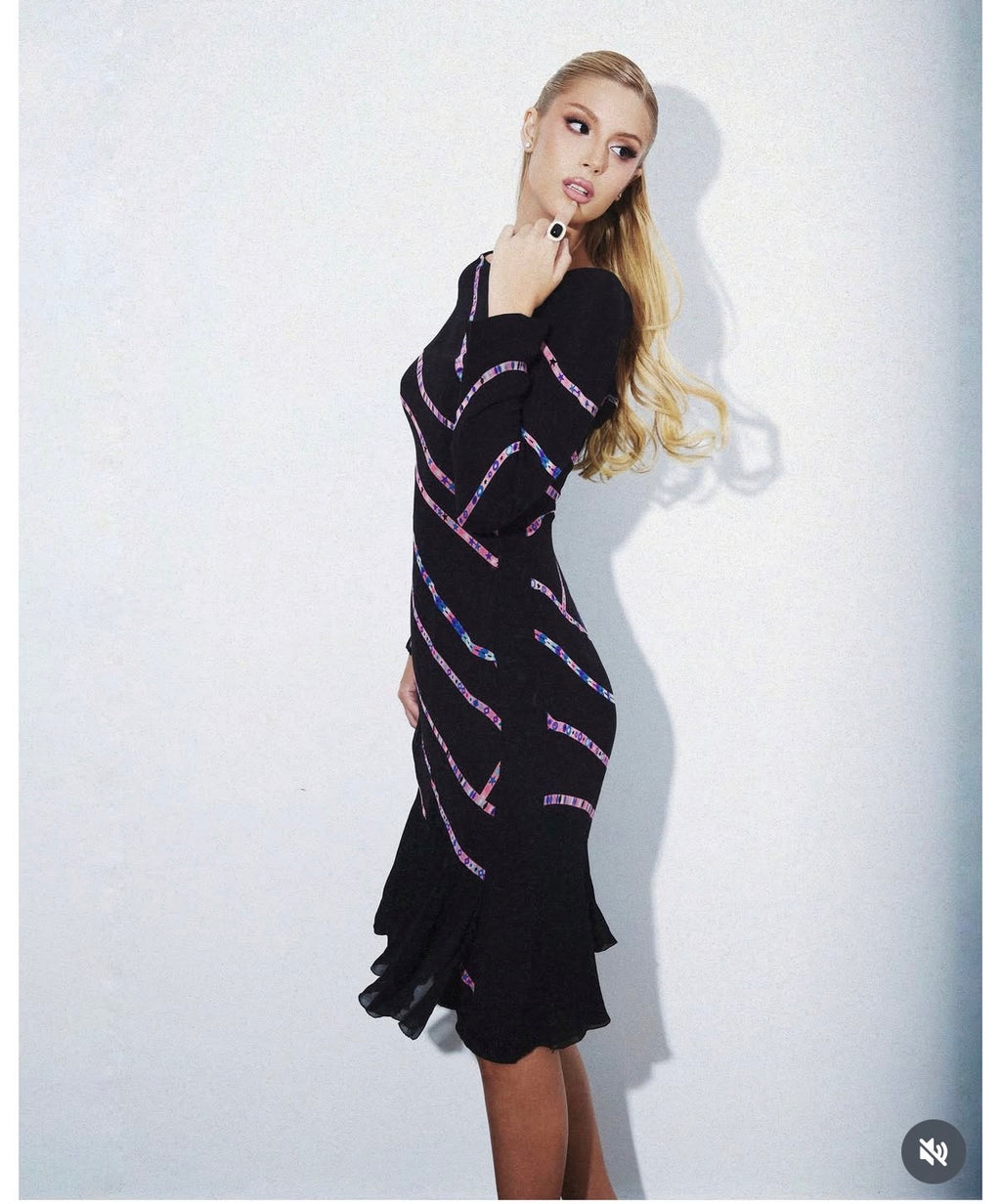 Gianni Versace FW 2002 Runway silk dress