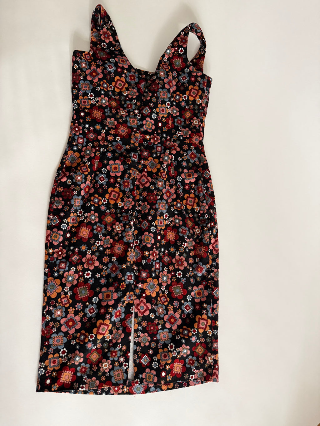 D&g multicolor flower print dress early 2000s