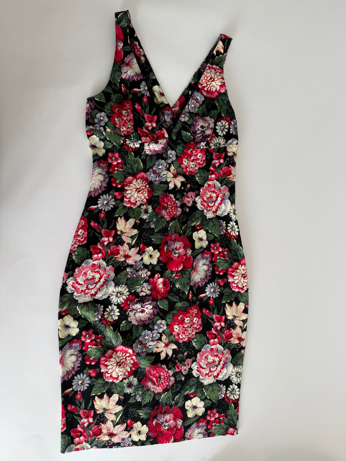 D&g floral print dress multicolor early 2000s