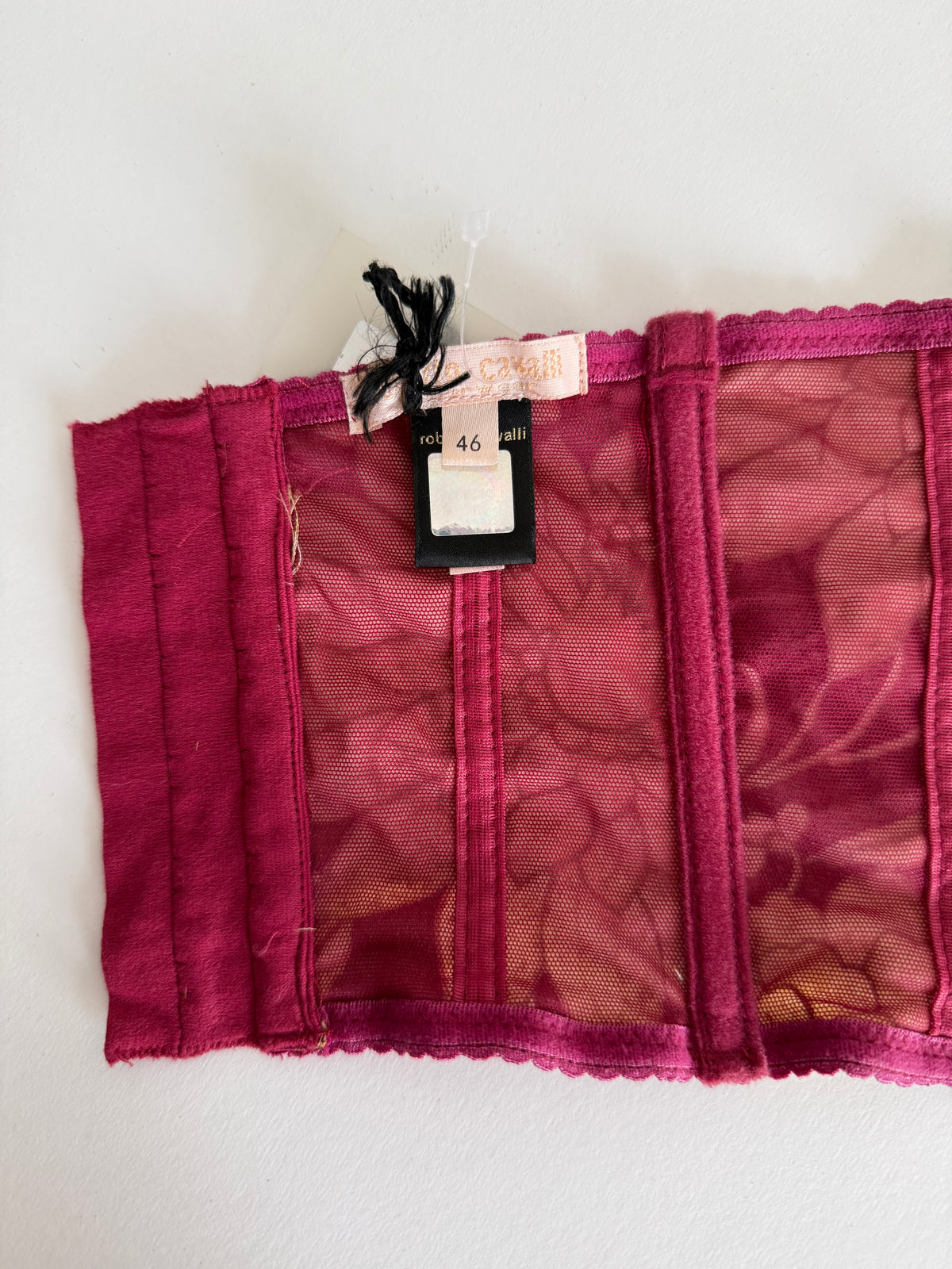Roberto Cavalli top bustier 2000s