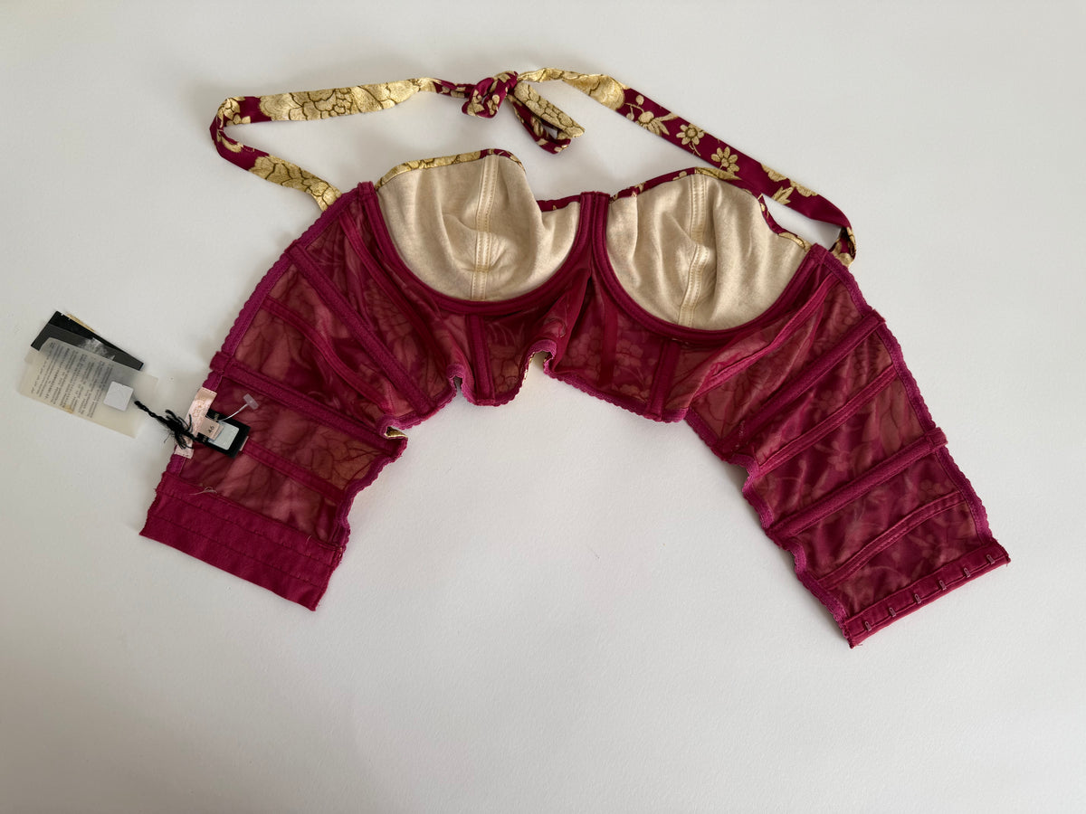 Roberto Cavalli top bustier 2000s