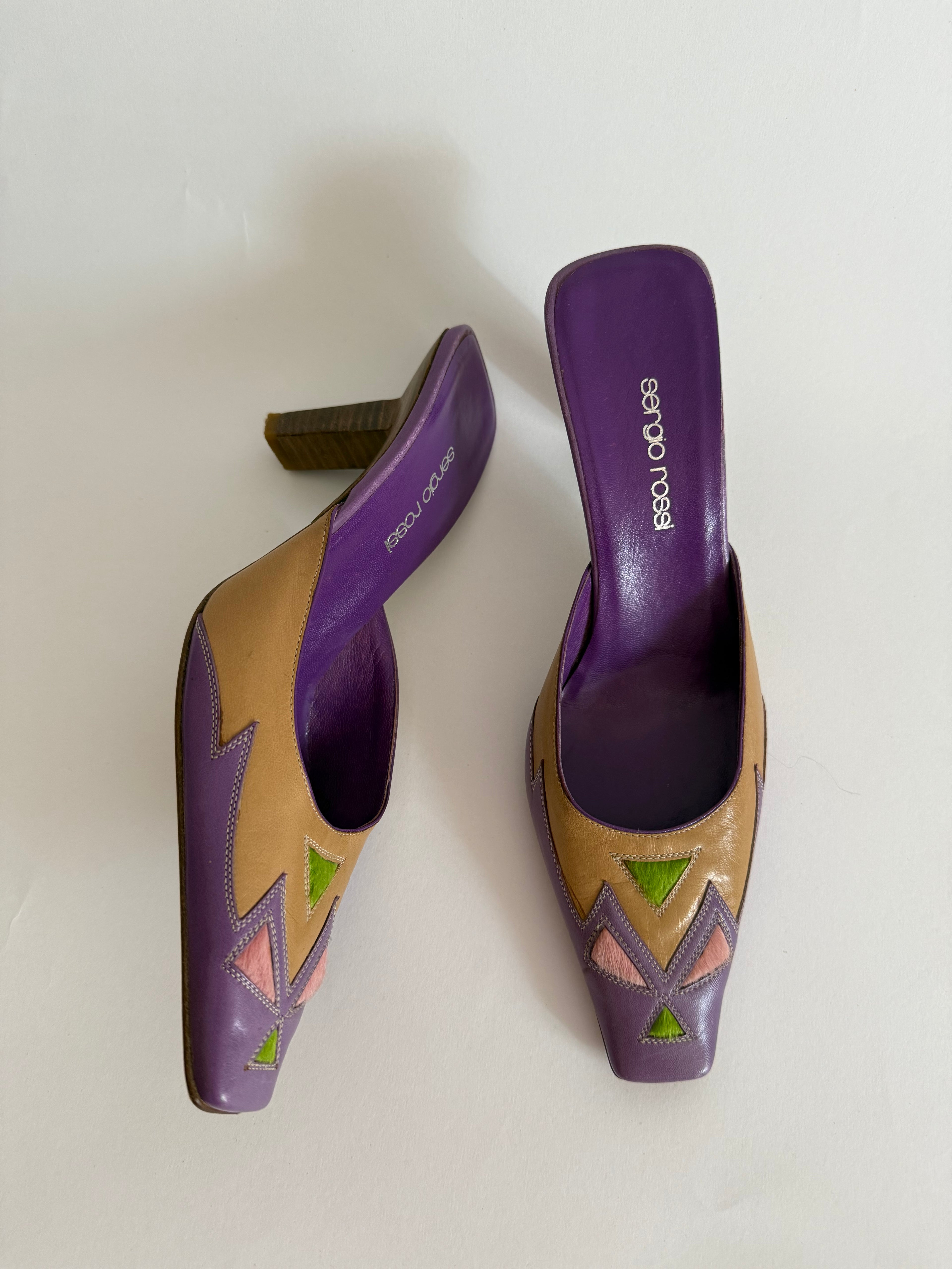 Sergio Rossi "Mexico" mules