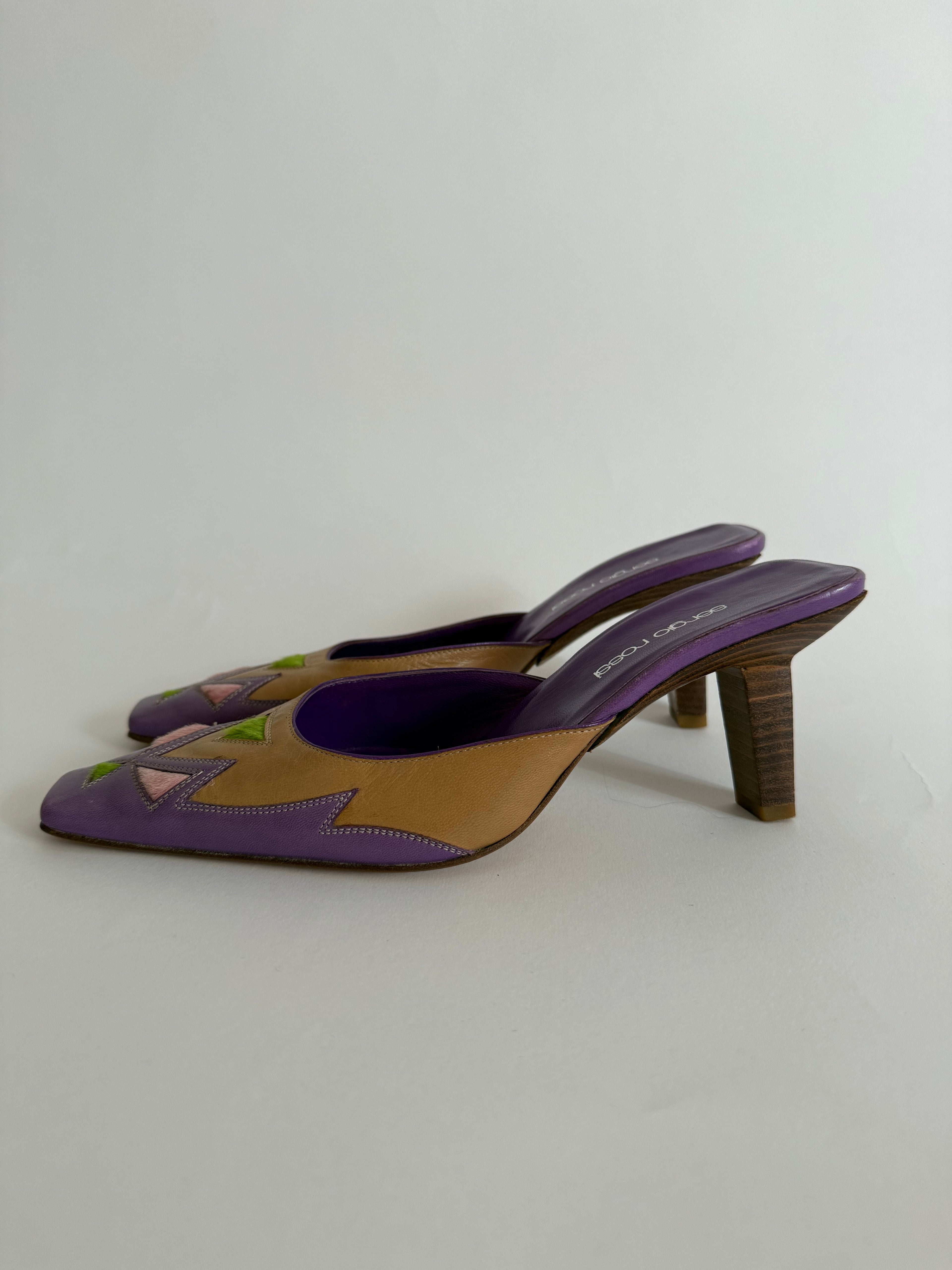 Sergio Rossi "Mexico" mules