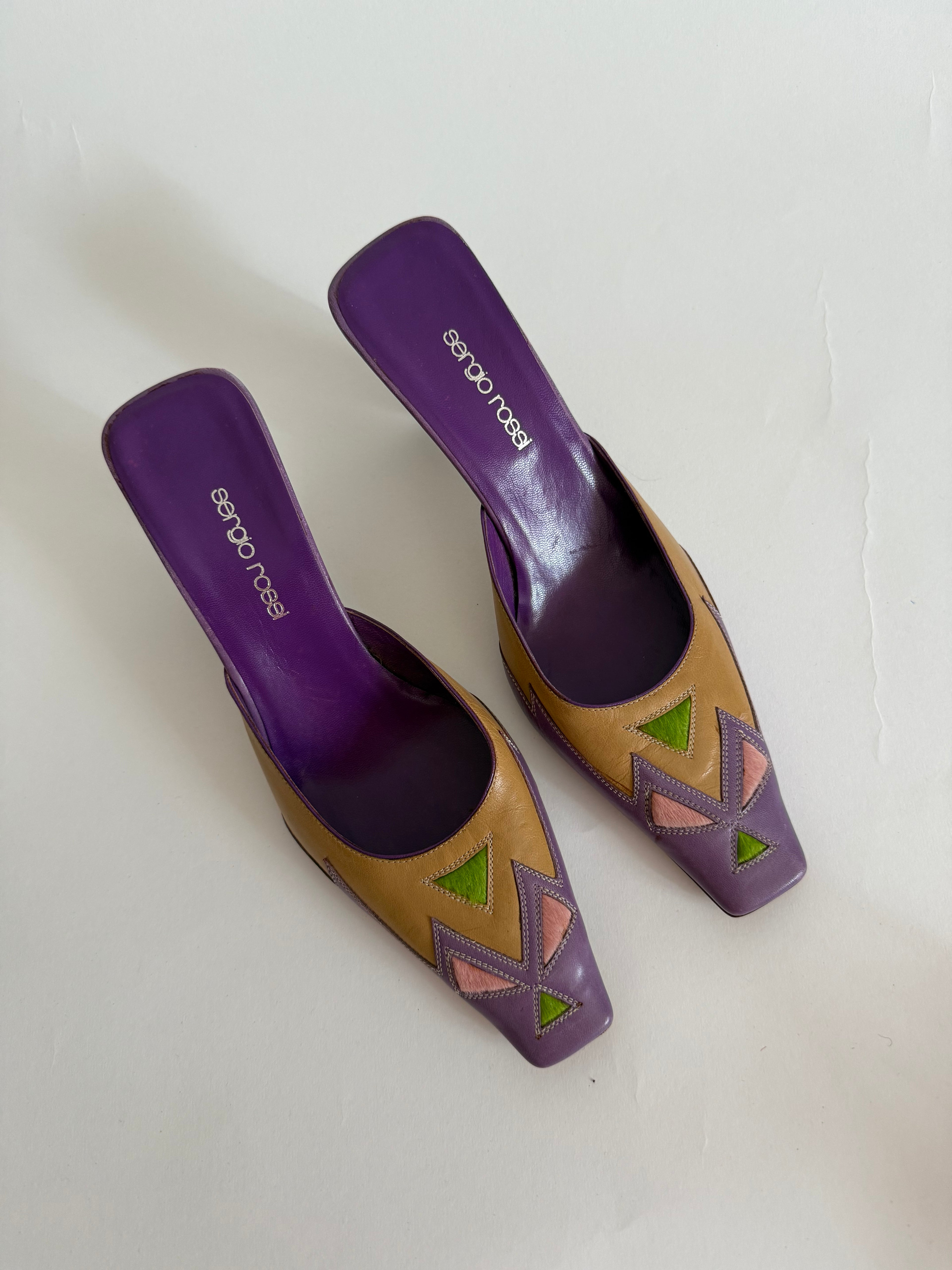 Sergio Rossi "Mexico" mules