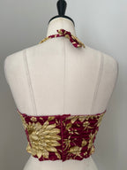 Roberto Cavalli top bustier 2000s