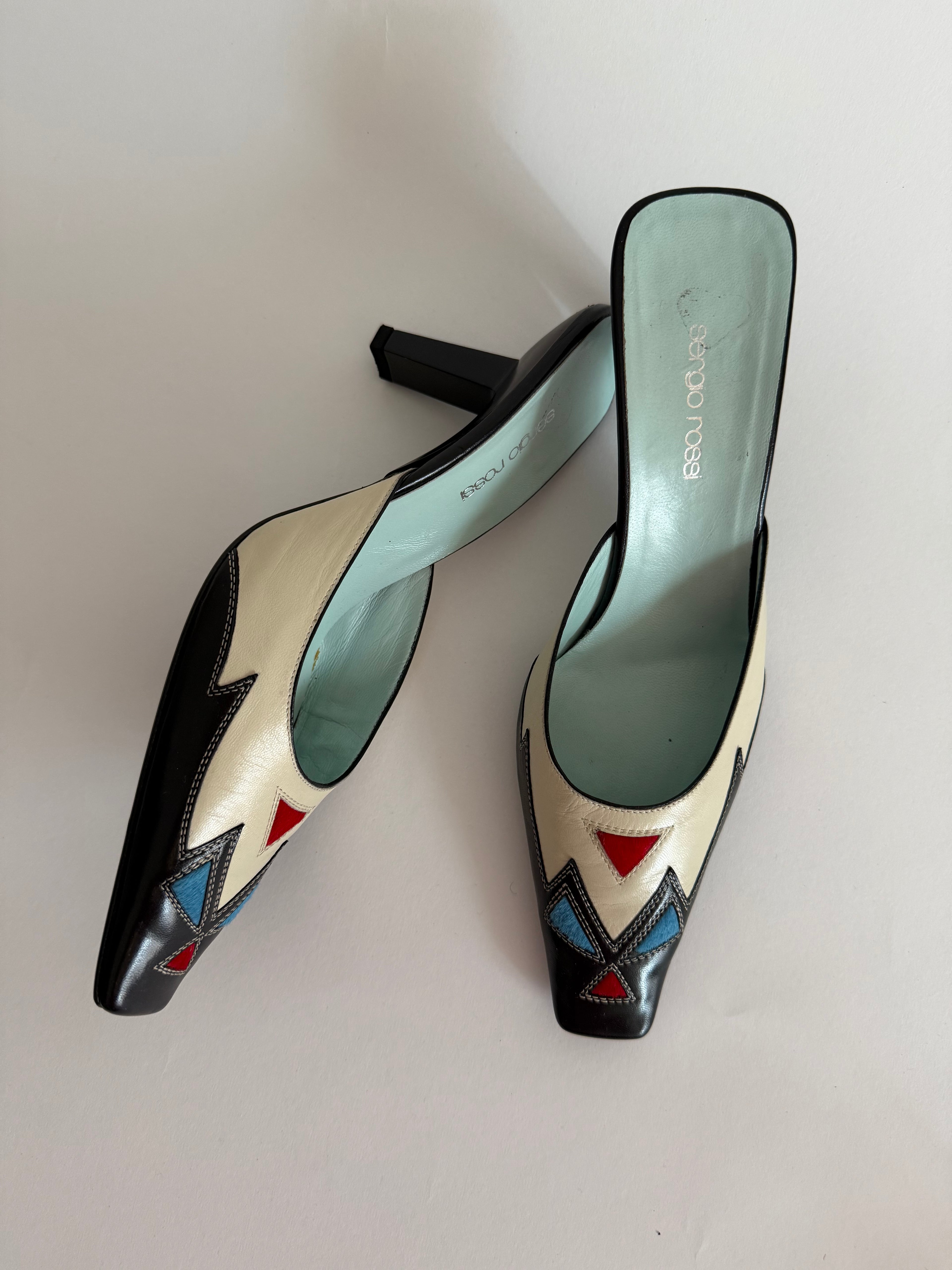 Sergio Rossi "Mexico" mules